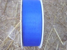 Organza Band Organdy 50 m x 3 cm Dunkel Blau