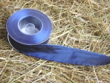 Schleifenband mit Drahtkante Dunkel - Blau