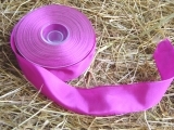 Schleifenband mit Drahtkante Pink