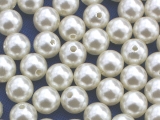Große Portion - ca. 300 Stück - Perlen Creme 12 mm