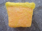 Sisal Pflanzkübel Orange / Gelb